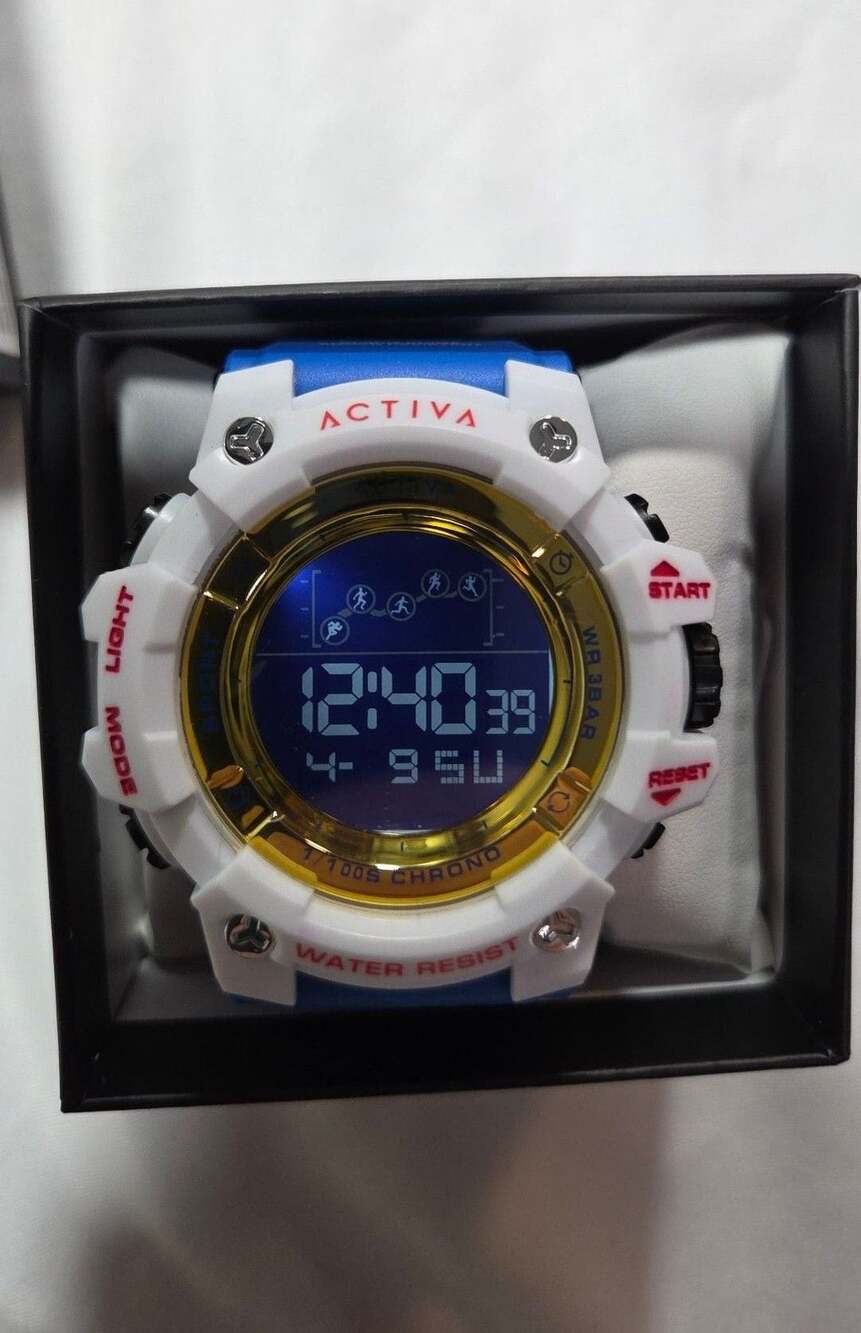 Activa Summit X Invicta Digital Watch ACW8082-013 50mm White Blue